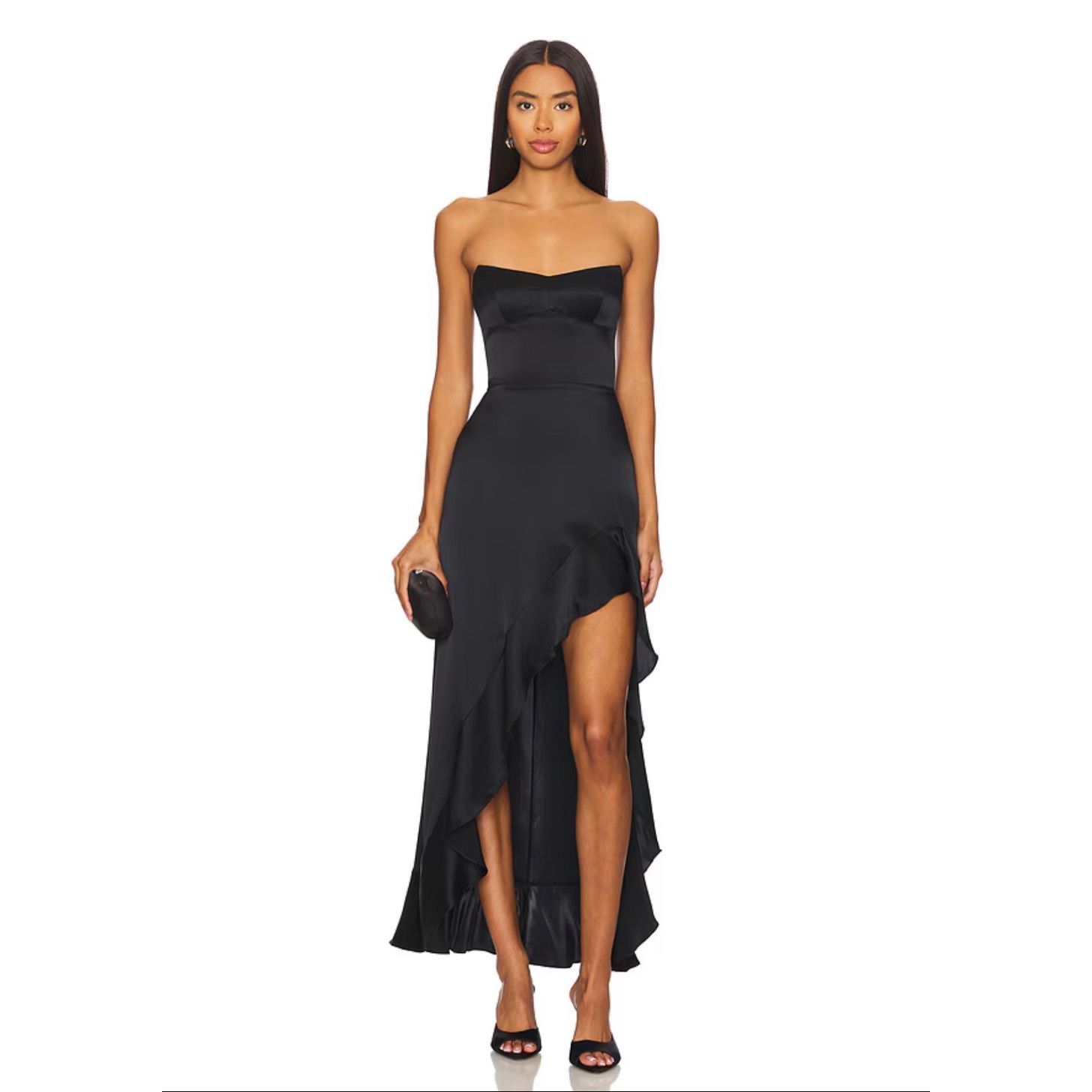 Amanda Uprichard Alyse Dress In Black Size Xsmall $370
